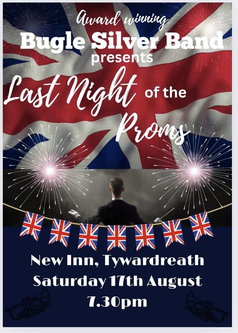 Bugle Silver Band (@buglesilverband) on Twitter photo A great rehearsal tonight ahead of our Proms concert at <a href="/cornwall_newinn/">The New Inn Cornwall</a> on Saturday 17th August. All welcome! A great rehearsal tonight ahead of our Proms concert at <a href="/cornwall_newinn/">The New Inn Cornwall</a> on Saturday 17th August. All welcome!