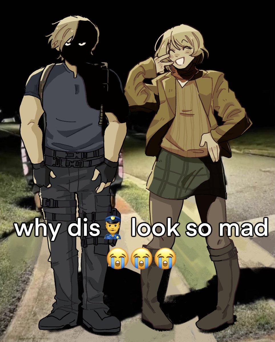 MTracksuit's tweet photo. Saw other people doing this meme and wanted to join :3
#residentevil #LeonKennedy #AshleyGraham https://t.co/gsiilnmjzH