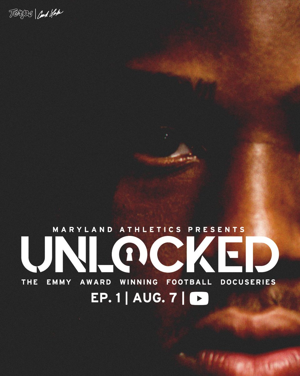 TerpsFootball's tweet photo. Tomorrow at noon

#UNLOCKED Episode 1 drops https://t.co/7bPvx0TKgT