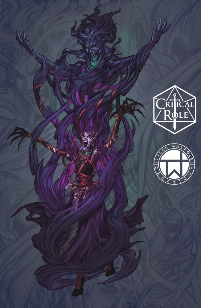 I recently had the unbelievable honor to design the mini for Delilah/Laudna! As a Critter, helping to bring Matt’s ideas to the table is living the dream. Thank you, <a href="/CriticalRole/">Critical Role</a> for the chance to help make <a href="/WillingBlam/">Travis Willingham</a> lose his shit when he sees our work. #CriticalRoleSpoilers