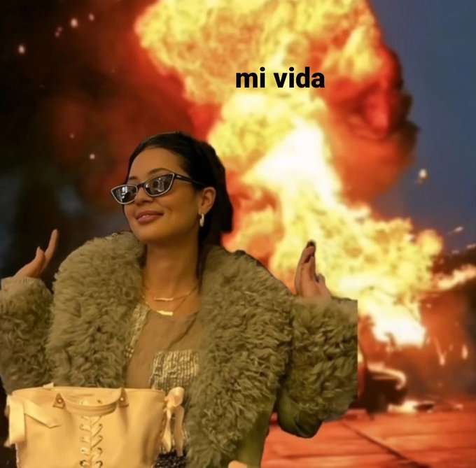 Después de decir " para eso trabajo"