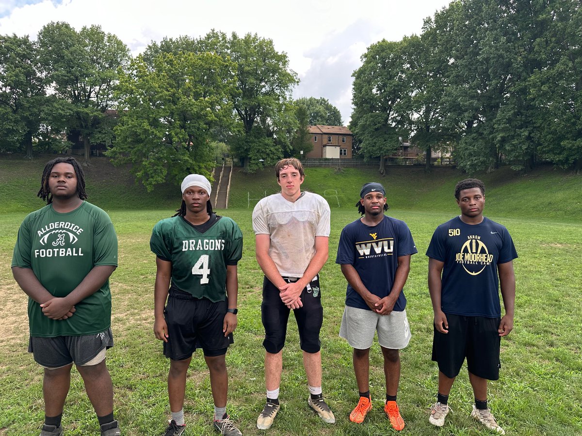 Your 2024 Allderdice captains! Left to right Edward Simms (12), Nasir Scott (11), Lukas Stead (11), Ashton Buckner (12), and Mario Watkins, Jr. (12) <a href="/NasirScott412/">Nasir “Nas” Scott ³</a> <a href="/Lukas_Stead/">Lukas_Stead</a> <a href="/AshtonBuckner10/">Ashton Buckner</a> <a href="/MarioWatkinsJr/">Mario Watkins Jr</a> <a href="/PGHCityLeague/">PGH City League Athletics</a> <a href="/DiceSports/">Allderdice Sports</a>