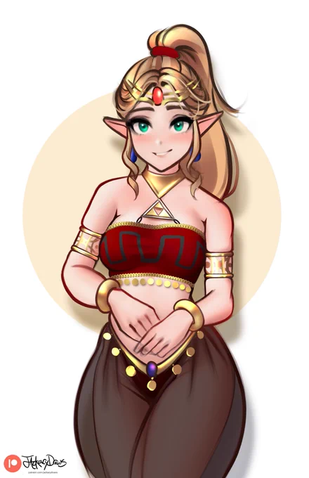 echoes gerudo zelda (veilless version) 