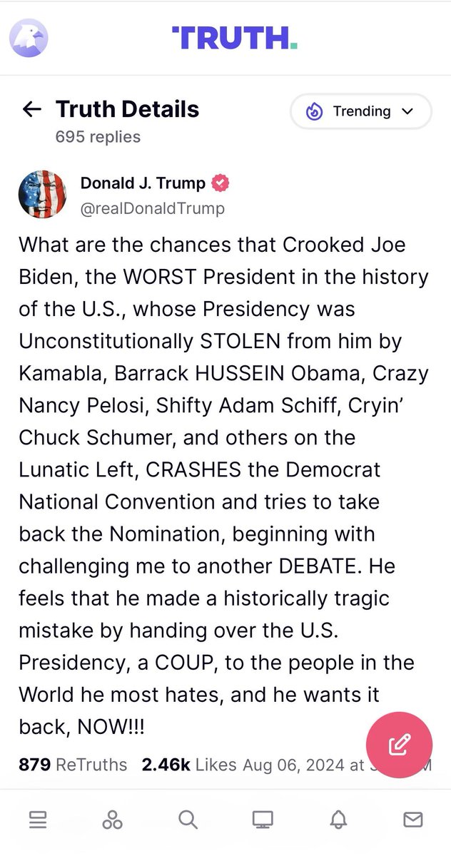 ObjectivelyDan's tweet image. Bro he said HUSSEIN in all caps like it&apos;s 2008