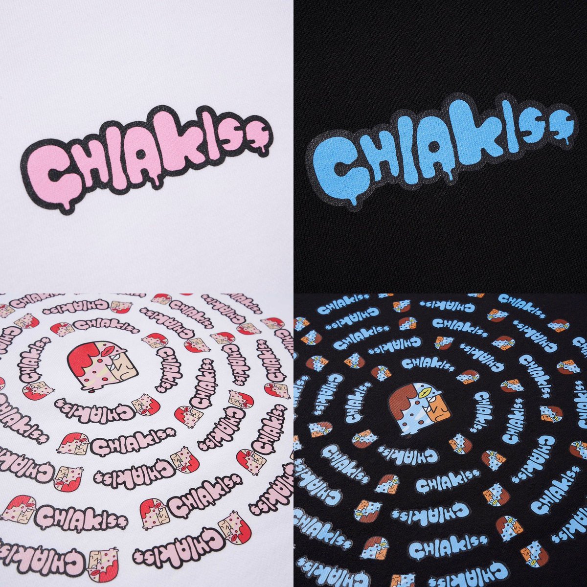CHIAKISS BIG SWEAT SHIRTS【WHITE】小林千晃 CHIAKISS BIG SWEAT SHIRTS【WHITE】小林千晃