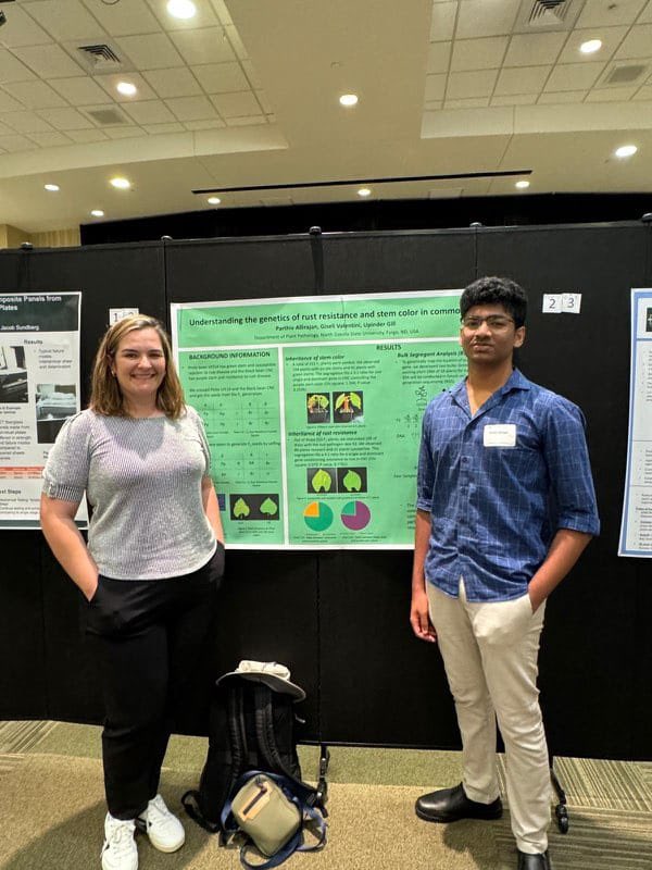 Our very talented Postdoctoral Scientist Dr. Giseli Valentini recently mentored a brilliant and hard-working high school student Parthiv Allirajan for six weeks. The research results were presented in the Summer Poster Session at NDSU.