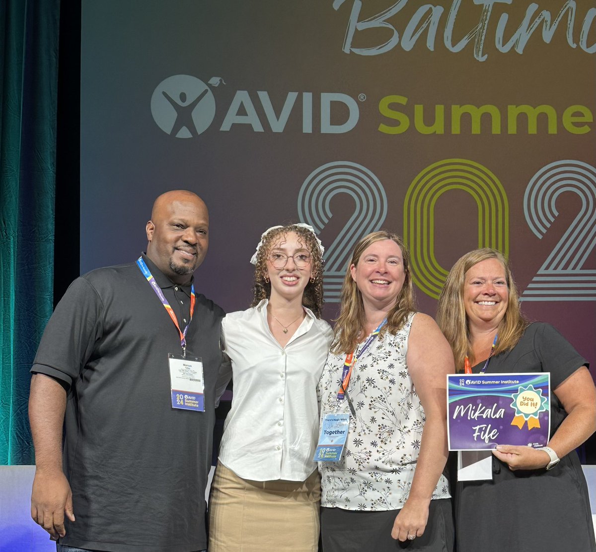 So proud of Mika as she was selected to be a student speaker at the AVID Summer Institute. She did a fantastic job sharing her AVID journey. #thisisavid #collegebound <a href="/AVIDAACPS/">AVIDAACPS</a> <a href="/AVID4College/">AVID</a> <a href="/MeadeHSAACPS/">MeadeHSAACPS</a>
