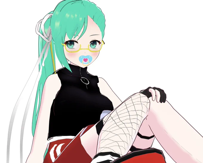ocean blue pacifier #VRoid 
