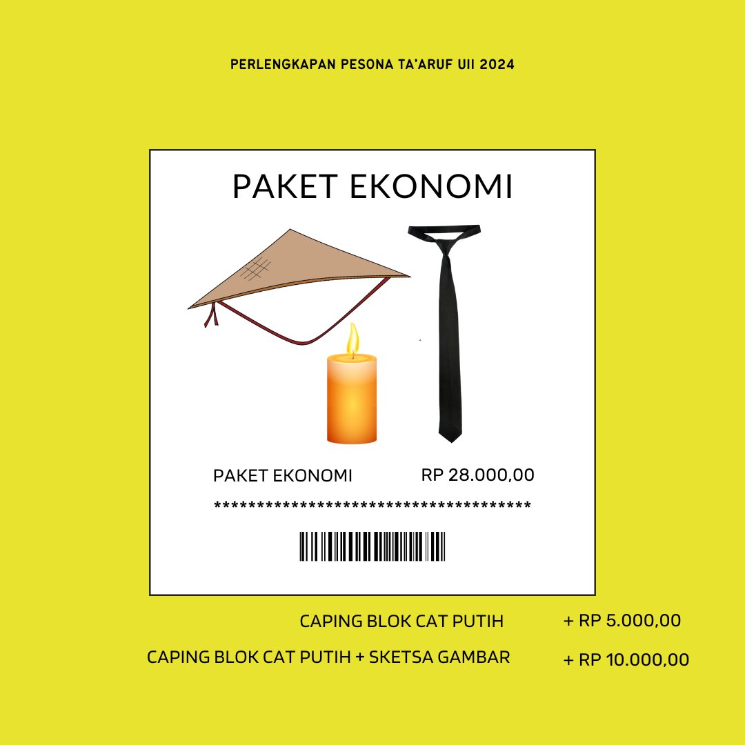 jualcapinguii's tweet photo. Halo calon mahasiswa baru UII 2024👋🏻 
Batch 1 kami udah bukaa ya guyss,,

Ada tersedia banyak pilihan paket hemat, dan satuan.

Untuk caping bisa request ya mau polosan, di cat putih, atau dapat sketsa dari mimin dengan tambahan biaya 5k untuk dicat putih &amp; 10k untuk dapat sketsa https://t.co/kLIiVZctV6