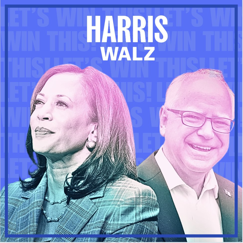Laced up and ready to win with <a href="/KamalaHarris/">Kamala Harris</a> &amp; <a href="/Tim_Walz/">Tim Walz</a>! 

#HarrisWalz2024 #LacedUpReadyToGo