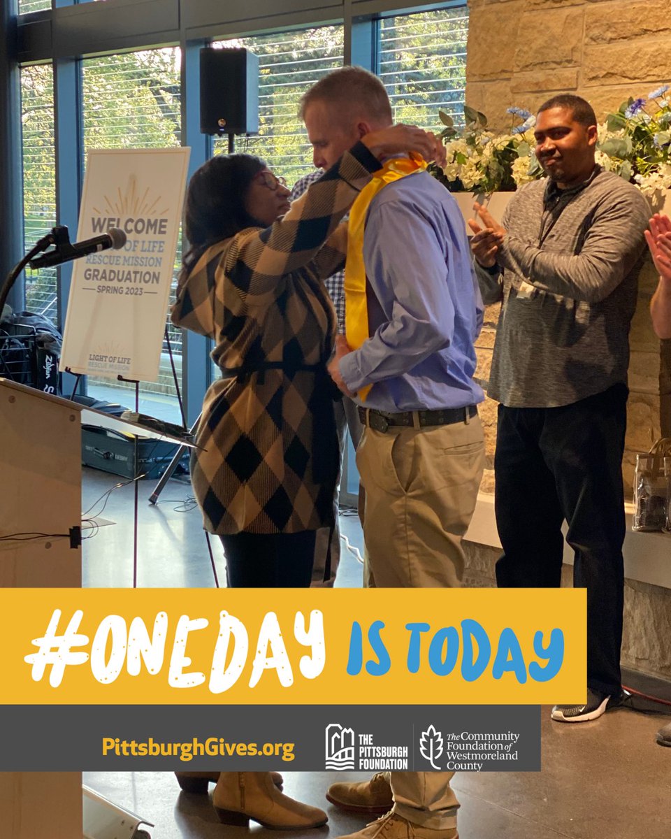 Light of Life (@lightoflife) on Twitter photo There’s 5 hours left to make a big difference today, Pittsburgh!
A $500,000 prorated match through <a href="/PittsburghFdn/">The Pittsburgh Foundation</a> #ONEDAY increases the impact of every dollar donated if you give before 11:59 PM tonight: ow.ly/KCwN50SLfiW There’s 5 hours left to make a big difference today, Pittsburgh!
A $500,000 prorated match through <a href="/PittsburghFdn/">The Pittsburgh Foundation</a> #ONEDAY increases the impact of every dollar donated if you give before 11:59 PM tonight: ow.ly/KCwN50SLfiW