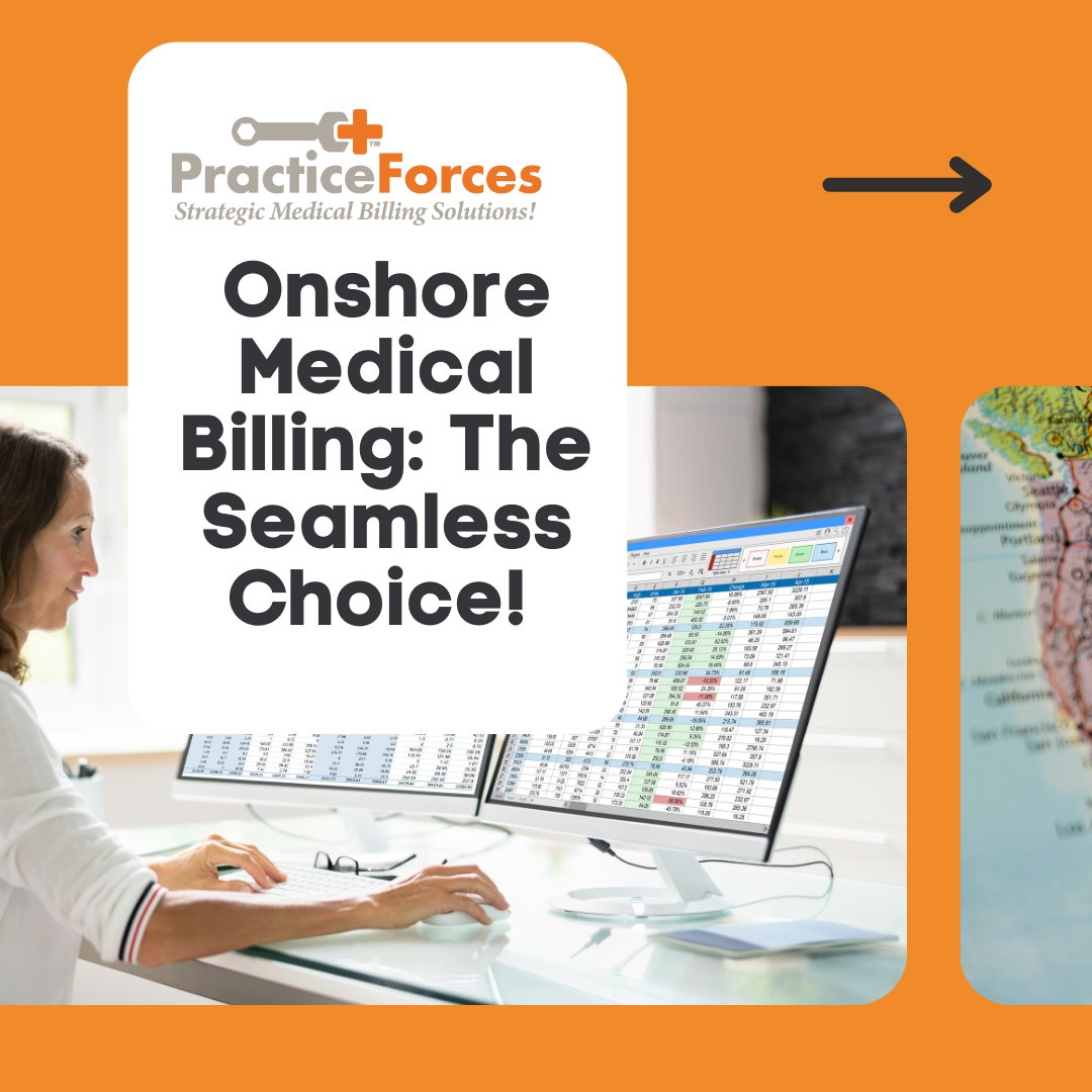 practiceforces's tweet image. Onshore Medical Billing: The Seamless Choice! 
Experience hassle-free medical billing with a team that understands your needs!

Contact us at (727) 270-8511 or visit practiceforces.com

#BenefitsofOnshoreMedicalBilling #TopUSMedicalBillingCompanies #PracticeForces