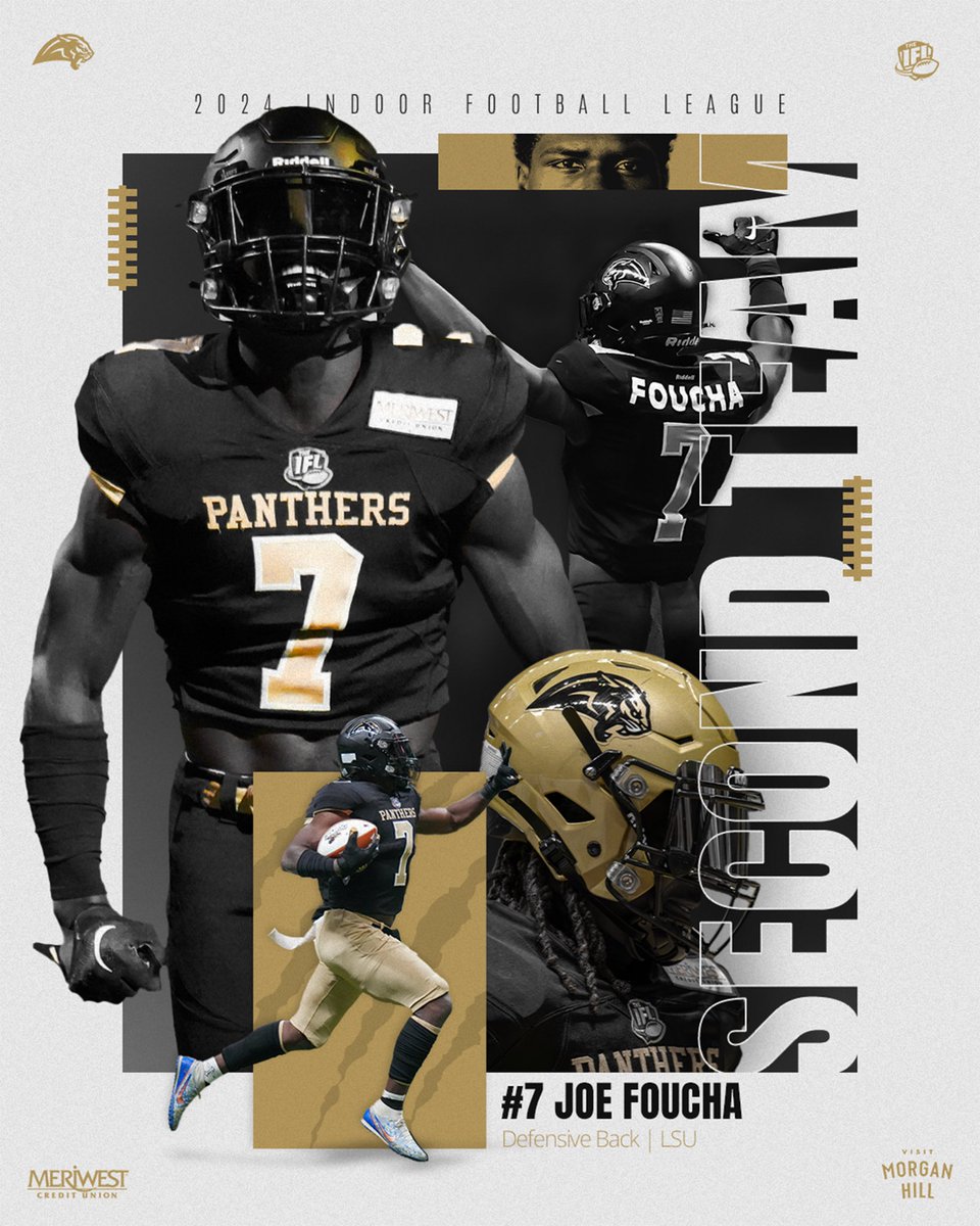 🔥 Congratulations to DB Joe Foucha for being recognized on the 2024 All-IFL Second Team just two days after being named to the league’s All-Rookie Team.

“Joe proved he was a top defensive back in this league, regardless of experience,” said Head Coach Rob Keefe

🐾