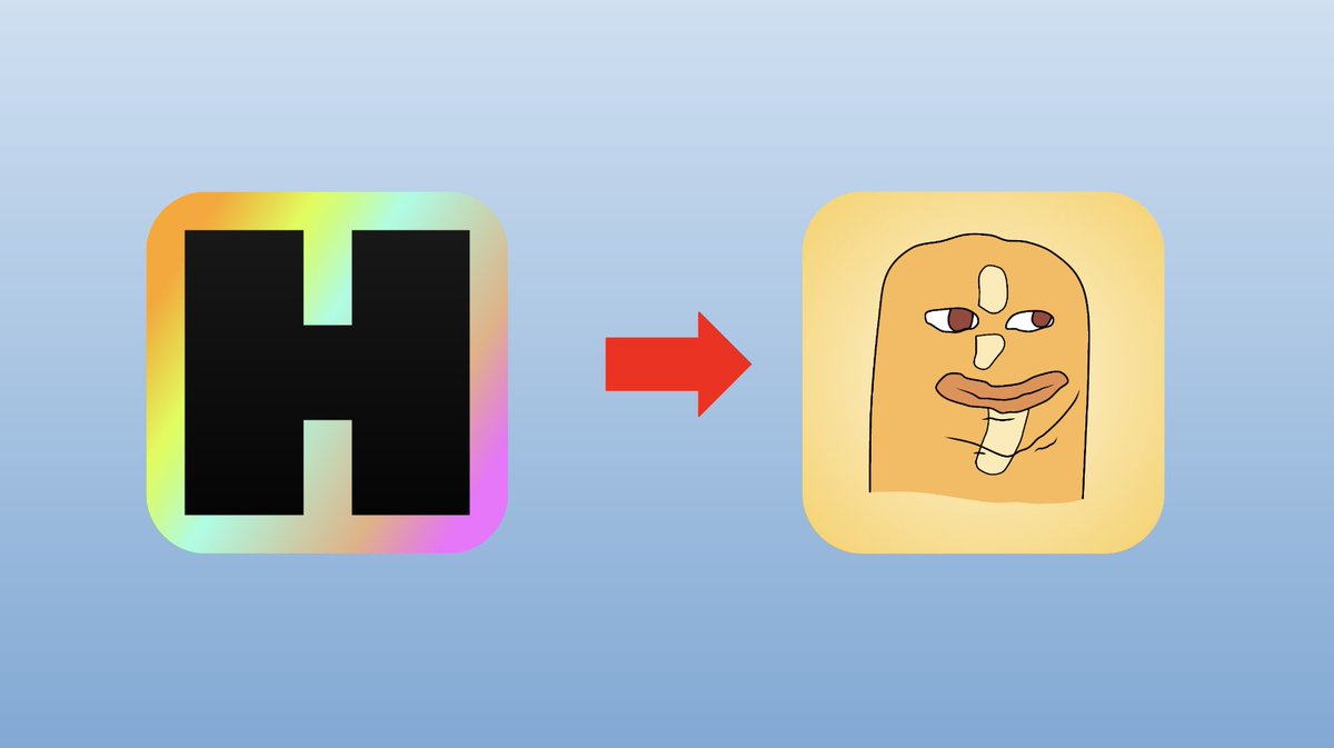 baguette_wtf's tweet image. Petition to change Hytopia&apos;s app icon to this more authentic and inspired icon 👇

Like if you agree
