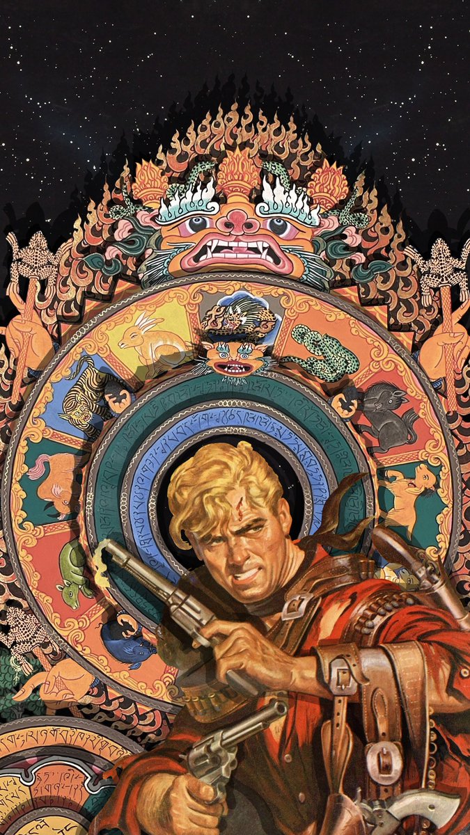 The latest 1/1 in 'The Gunslinger Chronicles' is minted and available to collect. All the art in this series is on display with me at events across the US this year 🥳

'The Shooter' is minted on <a href="/base/">Base</a> an ERC7160TL via <a href="/TransientLabs/">Transient Labs</a>, which means I get to add all kinds of cool