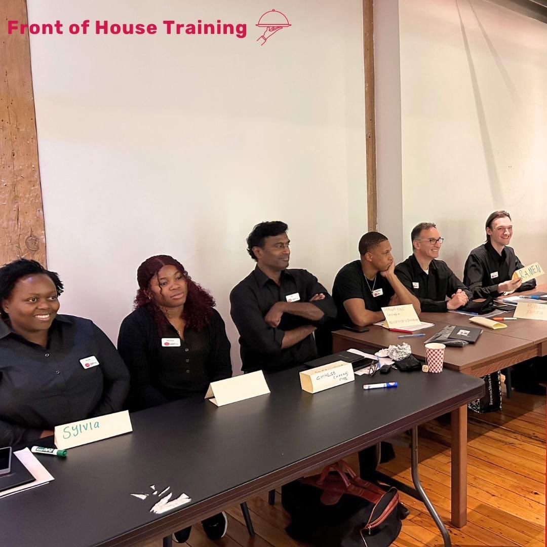 htac75's tweet image. Today, we launch our first Front of House training! 

15 participants began their journey in the hospitality industry.

Congratulations to all participants- wishing them the best of luck in the training! 🍽️

#HTA75 #FrontOfHouse #HospitalityTraining #CareerGrowth