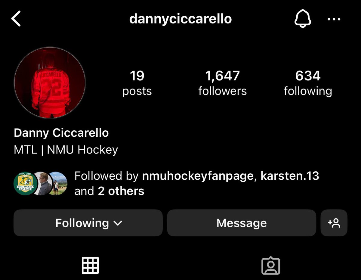 RPI F Danny Ciccarello has transferred to Northern Michigan. 

Ciccarello, had 5 PTS in 25 Games and has 2 years left of eligibility.