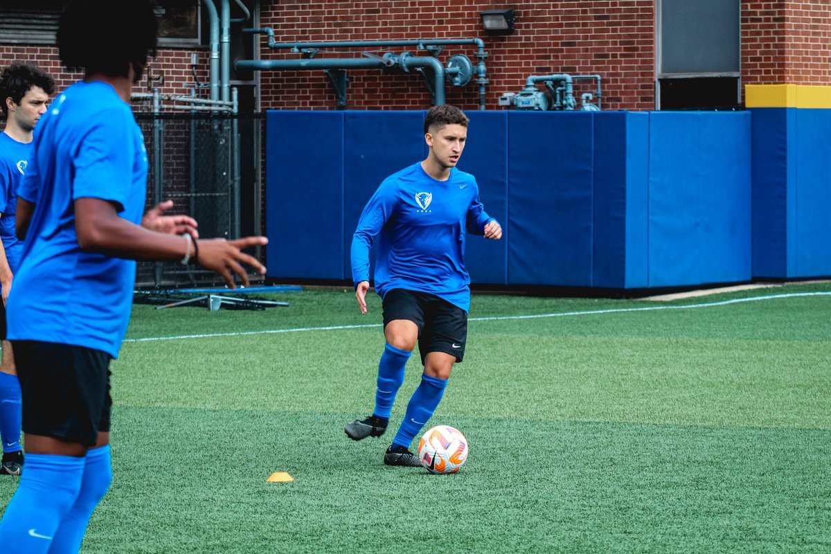 DePaulMSOC's tweet photo. Day one done 

#BlueGrit 🔵😈 https://t.co/HOvXiCZRHq