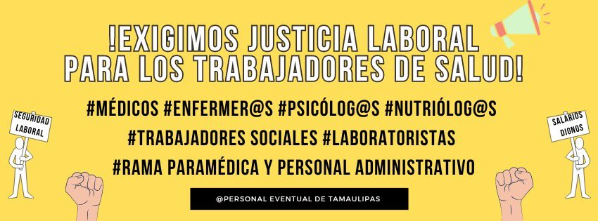 eventualestamps's tweet photo. Por este medio solicitamos de manera atenta a nuestro presidente el Licenciado @lopezobrador_ que como parte de sus compromisos durante su mandato era el “Basificar y otorgar una seguridad laboral al personal de salud”, de continuidad y cumplimiento al compromiso. (Continúa)⬇️ https://t.co/MHUE0cj55F