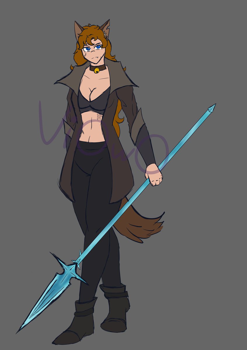 _ViOwO_'s tweet photo. More Original Character art ╰(´꒳`)╯
I tried to draw Myra with her ice spear, but I might give it another go soon ^^

#ocart #art #digitalart #originalcharacterart #WIP https://t.co/PMnAQByNUw