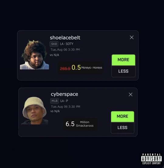 “not another cyberlace” out now ! 5 new songs. ⭐️

open.spotify.com/album/0IFylYl0…