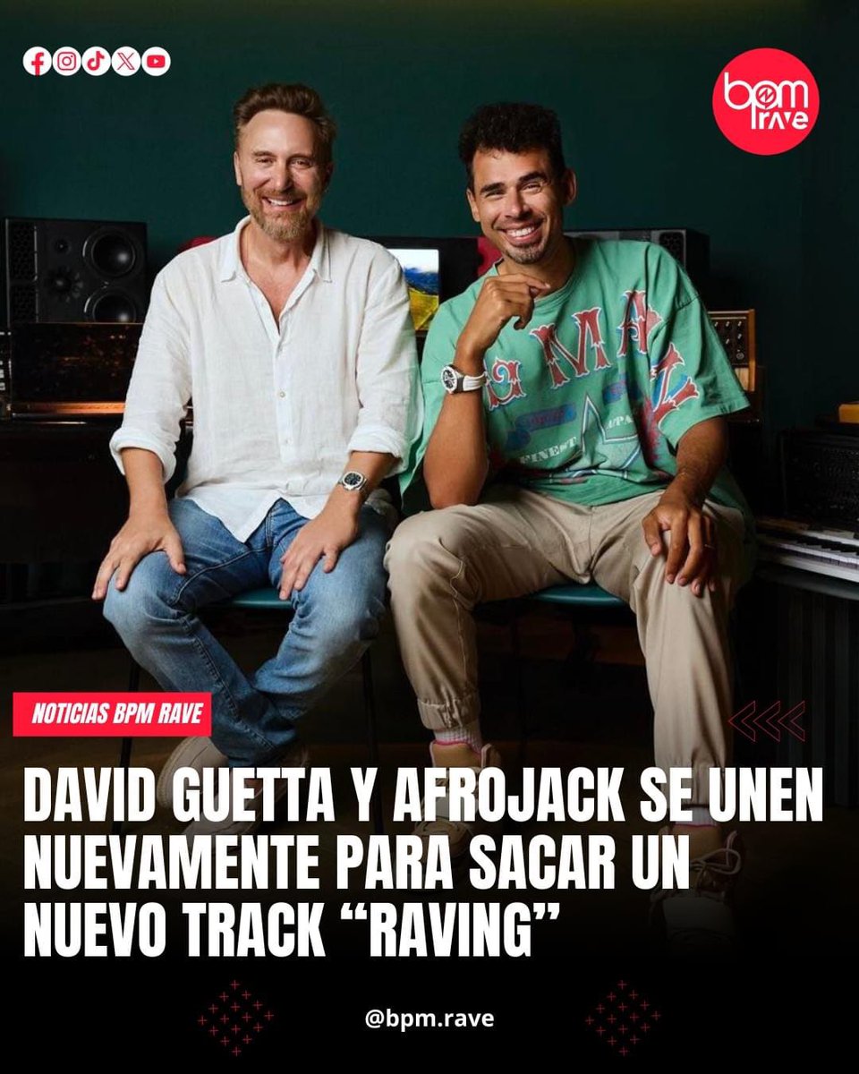 El nuevo track llamado "Raving", recientemente hizo su debut durante el cierre de <a href="/davidguetta/">David Guetta</a> en <a href="/tomorrowland/">Tomorrowland</a> 🤩

¿Ya la escuchaste? 🎧

#davidguetta #tmlbelgica #afrojack #tomorrowland