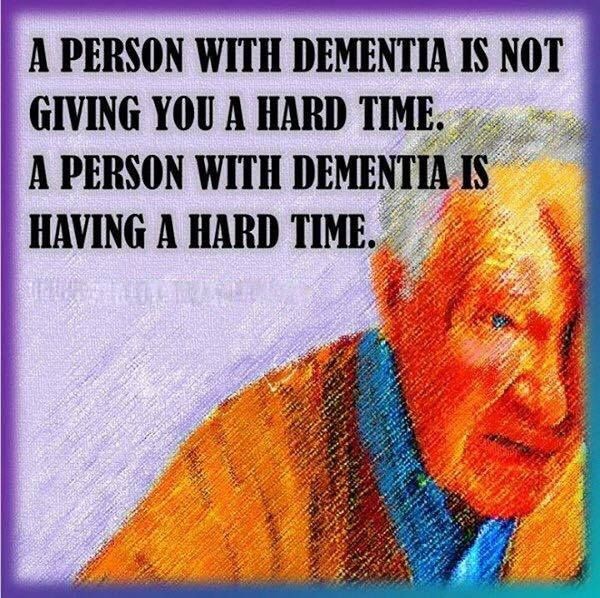 Please re-Tweet to raise awareness: What we commonly call #dementia "behaviors" actually are communication about confusion, pain, distress, or for other wants or needs to be addressed. We must view them compassionately and listen for the message.

#Alzheimers #caregiving #quote