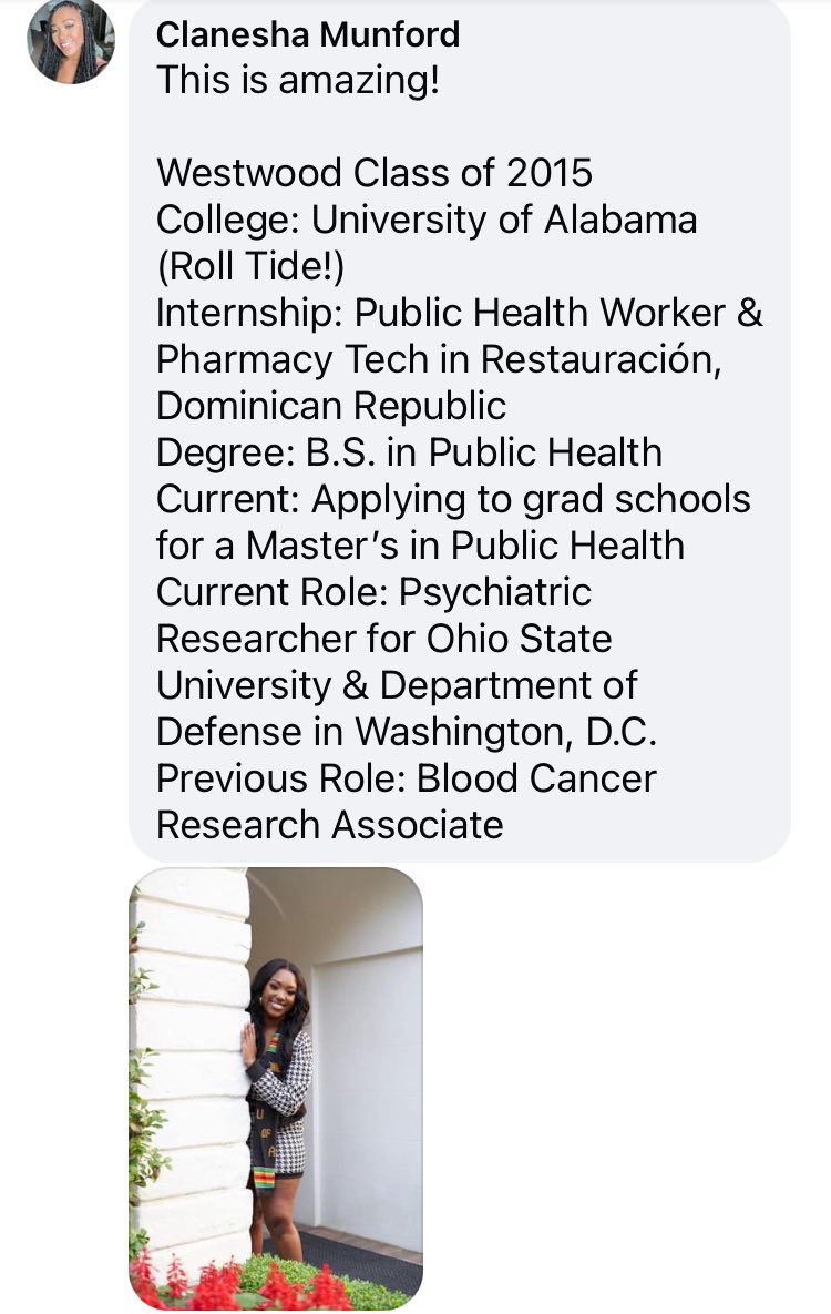 zerdob's tweet image. I reached out to some of our @WHS_Redhawks alums (2014-2024) for a “life update” to encourage and inspire our incoming students.  I received over 70 responses in 24 hrs. (Wish I could share more). Our Redhawk grads are out here doing some amazing things!
🏰❤️🖤🆙
#CCRBoard