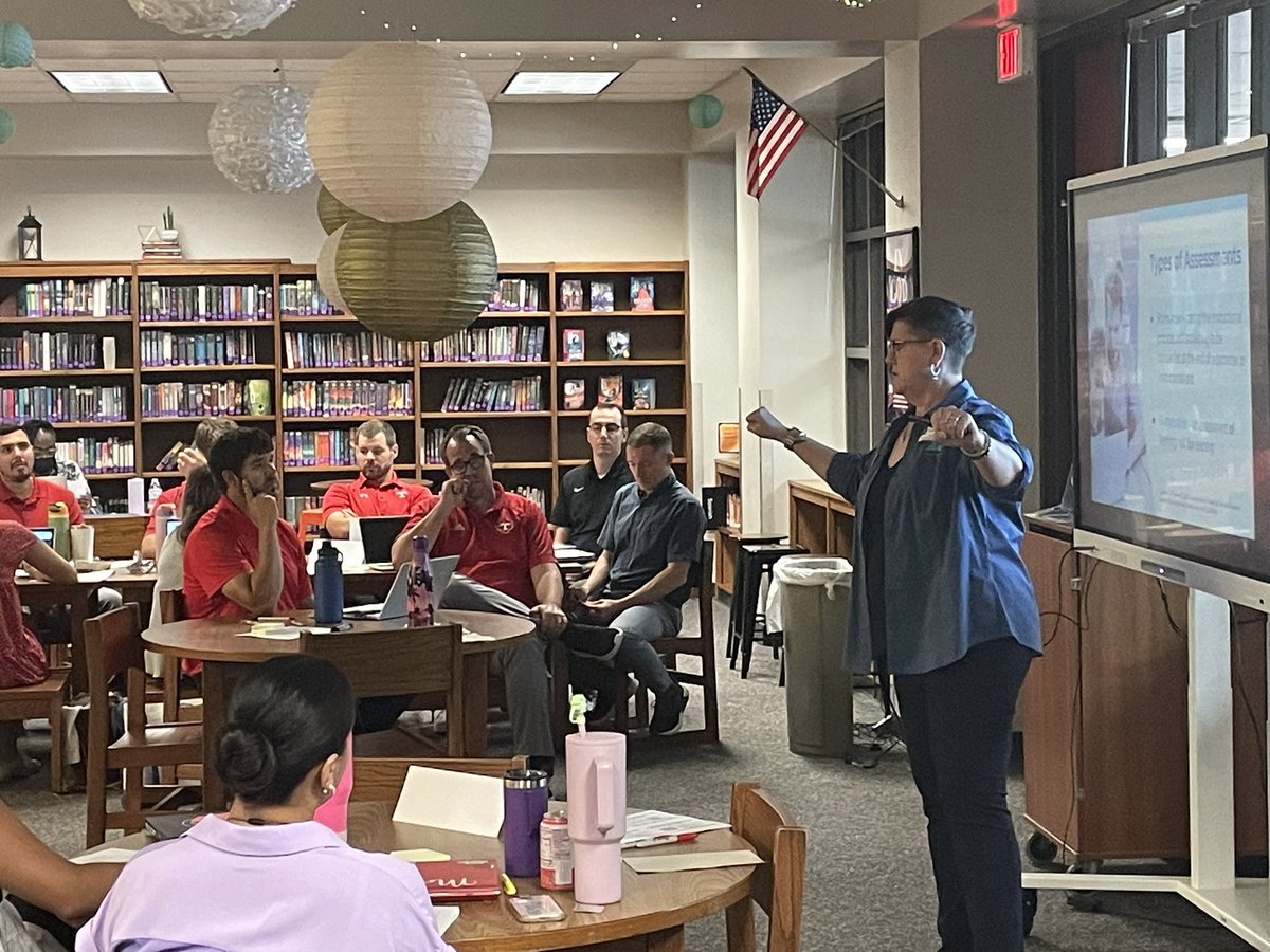 We had a great day collaborating with  Hillary from <a href="/SolutionTree/">Solution Tree</a> today!  Setting the groundwork for a great year at TJH!