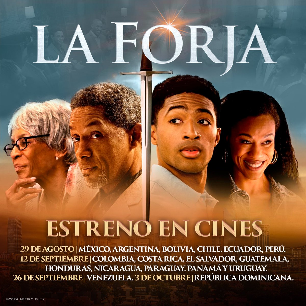 ¡Regresan tus personajes favoritos de Cuarto de Guerra ahora en La Forja! Gran estreno en cines de Latinoamérica a partir del 29 de agosto 🍿🎥 #Discipulado #NuevasGeneraciones #CanzionFilms Mira el trailer aquí: youtube.com/watch?v=7MvK5C…