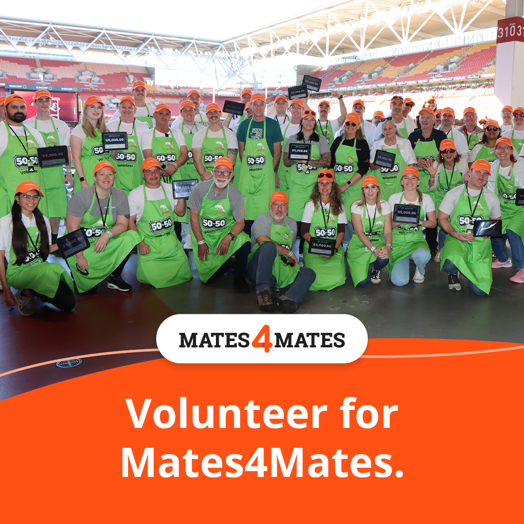 Mates4Mates (@mates4mates) on Twitter photo The ‘Battle for Brisbane’ match is coming! As part of our charity partnership with the <a href="/dolphinsnrl/">The Dolphins</a>, Mates4Mates are the 50-50 Charity Raffle for the game on Saturday, 31 August.
We need volunteers to sell 50-50 charity raffle tickets! Sign up here: mates4mates.org/forms/dolphins… The ‘Battle for Brisbane’ match is coming! As part of our charity partnership with the <a href="/dolphinsnrl/">The Dolphins</a>, Mates4Mates are the 50-50 Charity Raffle for the game on Saturday, 31 August.
We need volunteers to sell 50-50 charity raffle tickets! Sign up here: mates4mates.org/forms/dolphins…