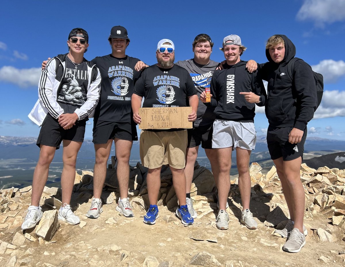 As a “Slightly” out of shape coach I was dreading this day for months. These guys talked me into a Leadership/Unity hike again. l always ask students to break through mental and physical barriers.
I guess it was my time to prove I would do the same for them once again. #RollTribe