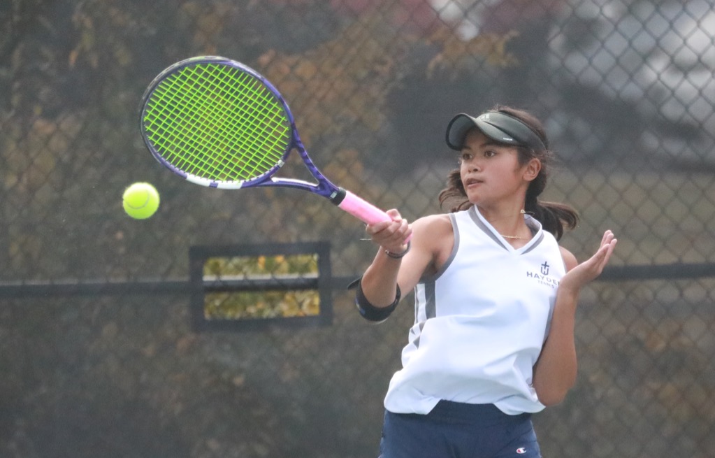 Hayden's Ainzley Zulueta and Emily Sheetz are each two-time 4A state tennis champions going into 2024. Zulueta has 2 singles titles. Sheetz 2 doubles crowns. Will they pair to make a dominant doubles team? Will they both play singles? The options are enticing for the Wildcats as
