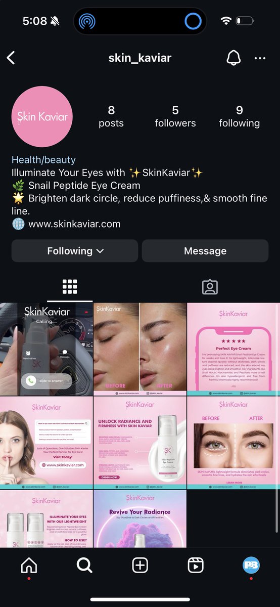 UGC creators needed for Skin Kaviar Snail Peptide Eye Cream

New business- looking to do a trade or will pay if you have high reach! Company is through the marketing company I work for! 🤍 Looking for unboxing, product reviews, lifestyle, photos, etc! 

Reply if interested! #ugc