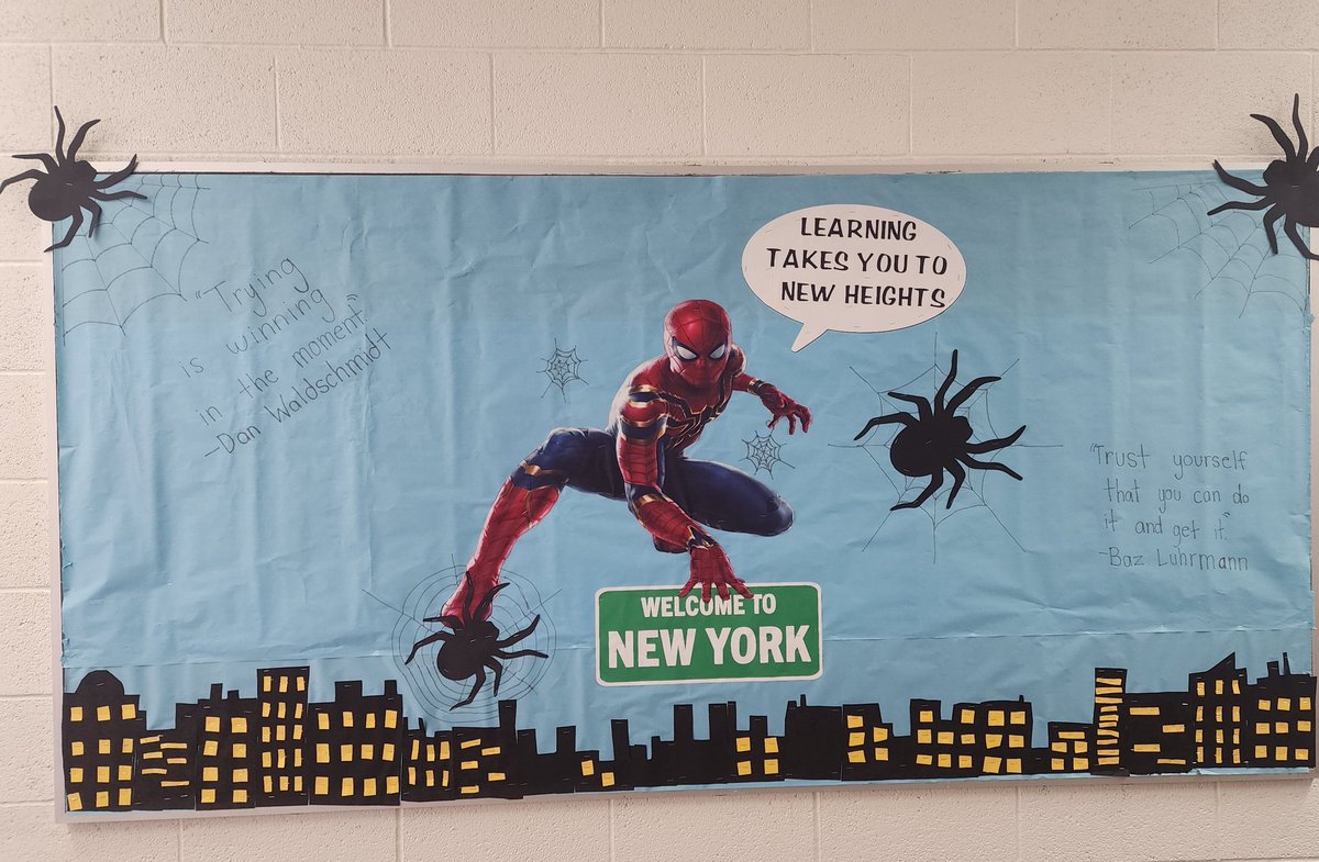Our hallway bulletin boards have great messages to great our students tomorrow. Thank you Beattie ASB! #ThisisRUSD #WeareBeattie