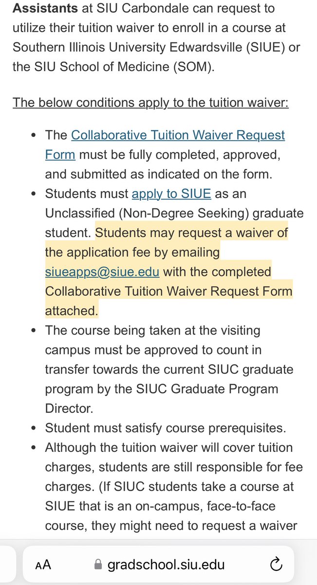 Application fee waiver for Southern Illinois University 

gradschool.siu.edu/student-resour….