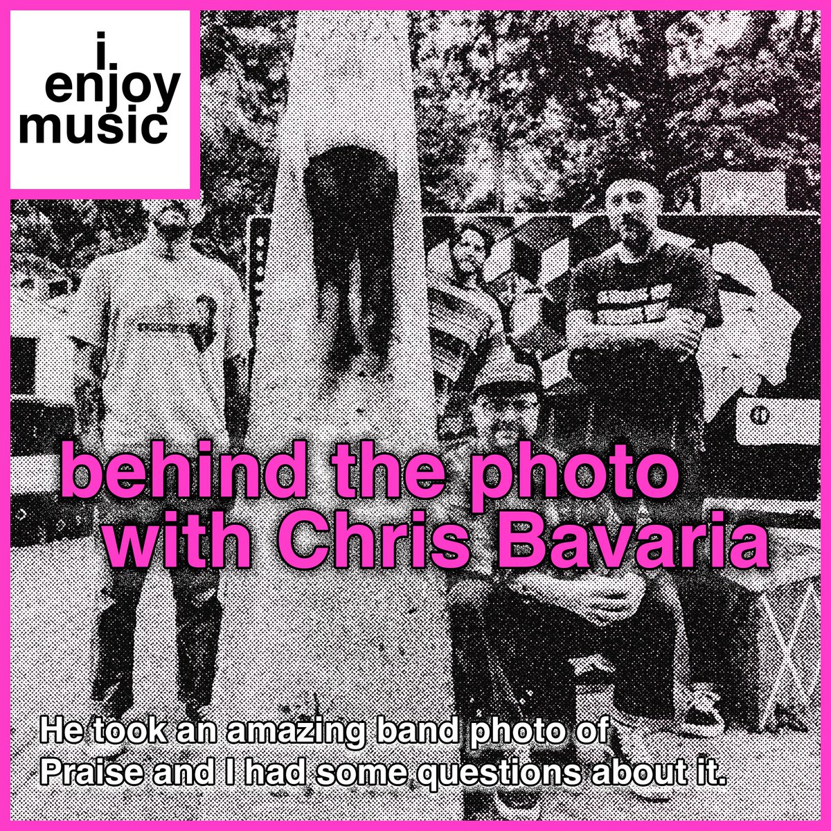 as i continue 2 celebrate the creative work that happens around music releases besides the music itself, a certain promo photo of <a href="/PraisePunks/">Praise</a> by @ThoseWhoChris needed to be...praised!

🔗: ienjoymusic.net/chris-bavaria-…