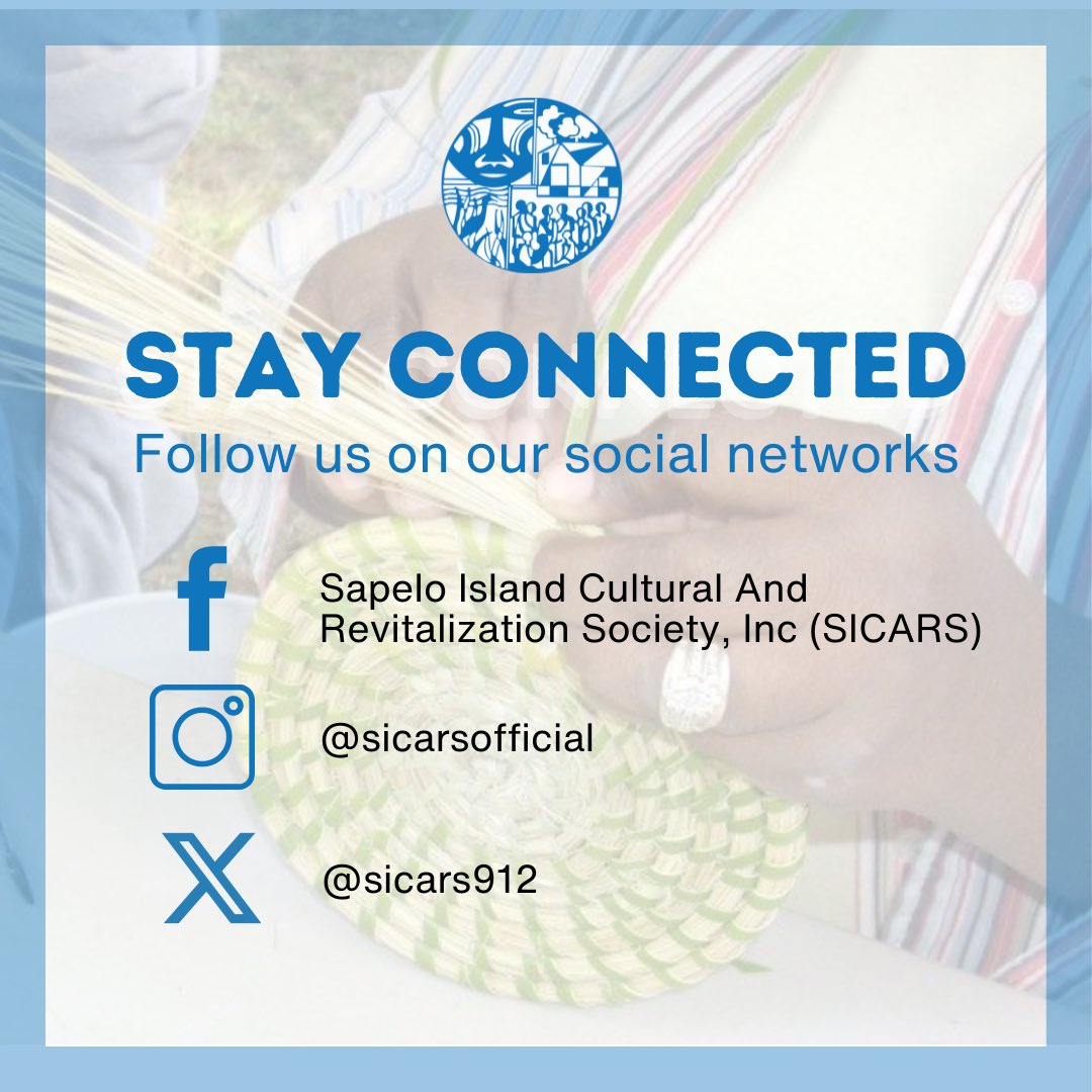 Stay Connected! Follow us on our social networks to stay updated on news, updates, and upcoming events!

#Sapelo #SapeloIsland #SICARS #StayInformed #StayConnected #HogHummock #SapeloIsland #GoldenIsles #GoldenIslesGA #Gullah #Geechee #GullahGeecehee