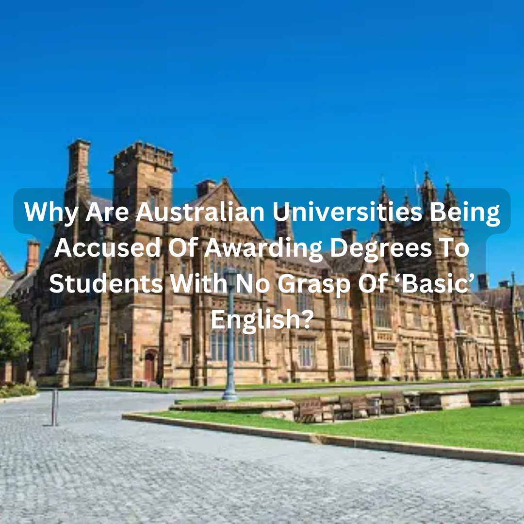 LiveTribe_'s tweet photo. Academics say universities have turned a blind eye to language shortcomings because of the revenue generated from international student fees. International students who cannot speak “basic English” are walking away from Aussie unis with prestigious degrees https://t.co/I8LRdbjM40 https://t.co/Z4SzXiSMOq