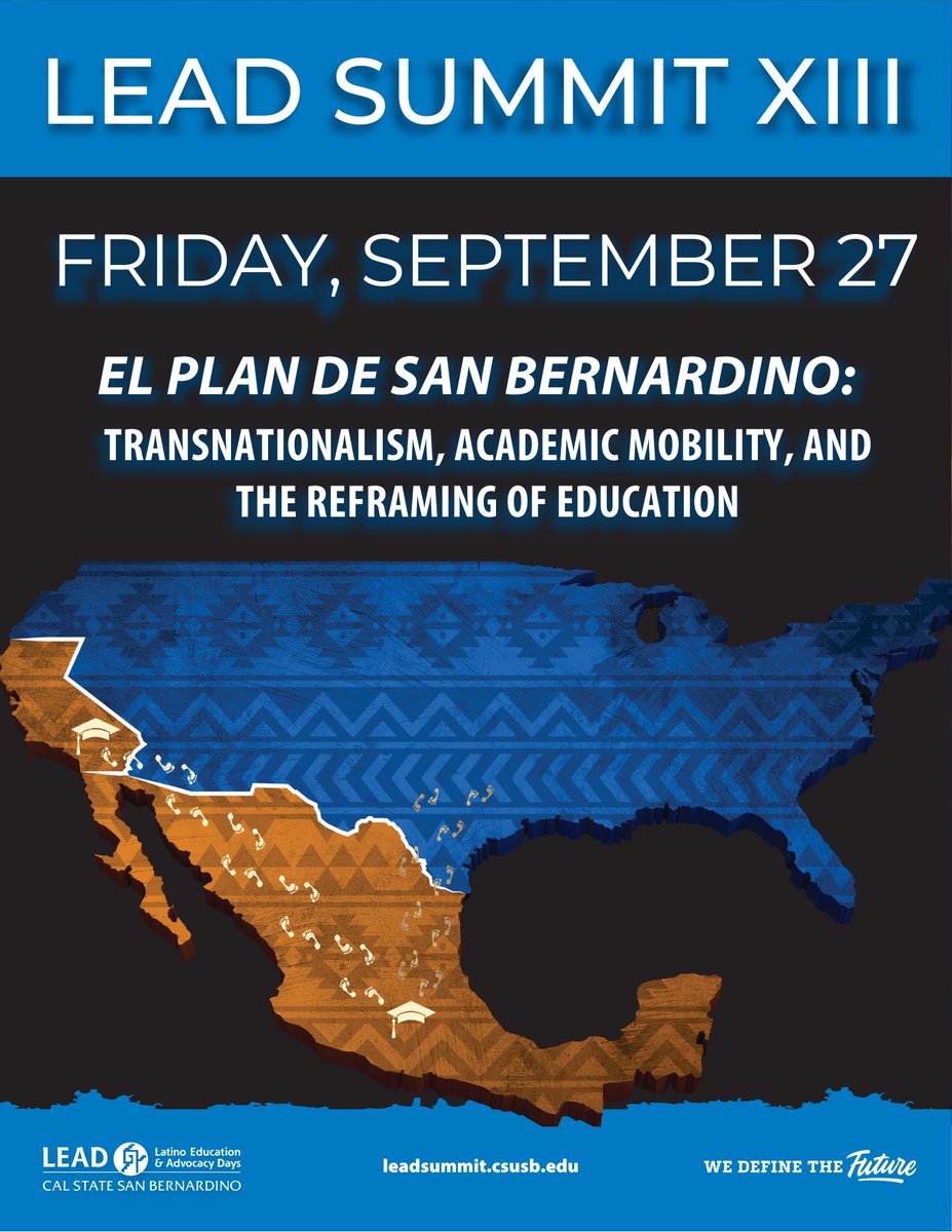 LEADProjects's tweet image. 🌟 Exciting News! 🌟 Join us for the Latino Education and Advocacy Days (LEAD) Summit XIII at CSUSB on September 27th!
#LEAD2024 #CSUSB #education

Sign up here 👇🏼
lp.constantcontactpages.com/ev/reg/rmwe39s