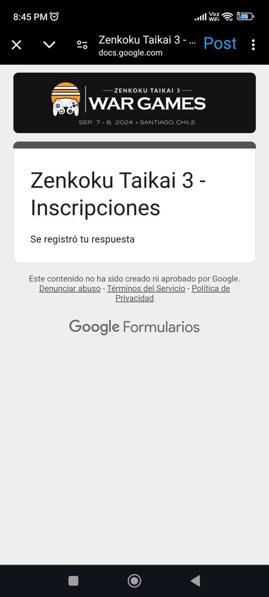Es hora de demostrar la fuerza que tiene el norte de Chile para el zengoku taikai 3 y obviamente ver a mis panitas queridos, saludos.