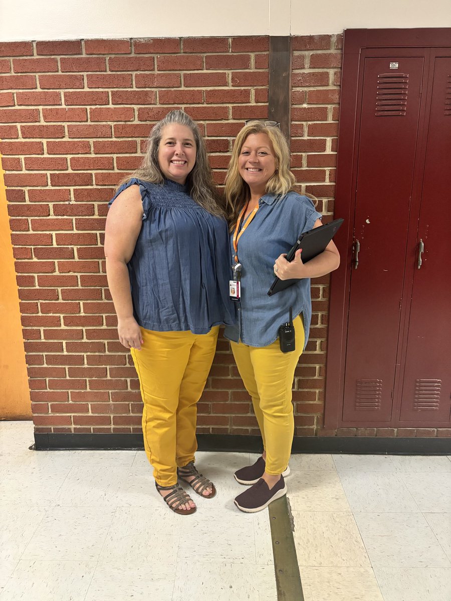 Dr. Greg English (@drgregenglish) on Twitter photo Sure. Every once in a while, you may show up to work wearing the same shirt as someone else, but <a href="/JessieKinsey12/">Jessie Kinsey</a> <a href="/AmyRJohnson17/">Amy Johnson</a> took it to a whole new level today. 😂😂😂 Great minds think alike? Twinning is winning? <a href="/TullahomaHS/">Tullahoma HS</a> Sure. Every once in a while, you may show up to work wearing the same shirt as someone else, but <a href="/JessieKinsey12/">Jessie Kinsey</a> <a href="/AmyRJohnson17/">Amy Johnson</a> took it to a whole new level today. 😂😂😂 Great minds think alike? Twinning is winning? <a href="/TullahomaHS/">Tullahoma HS</a>