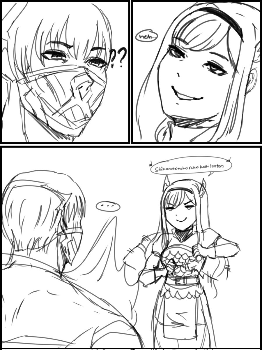 My summoner is just being a little silly 😂 