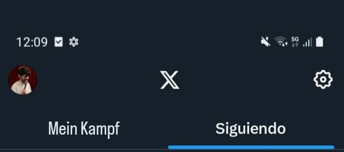 Las dos pestañas de twitter.