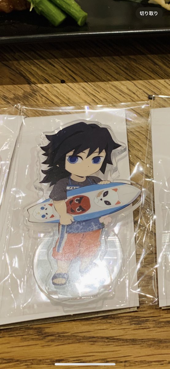 冨岡義勇 「あとやっぱり買いましたアクスタ夏ぎゆうさんチャレンジday2の結果です 」|sinba🌊🎴のイラスト