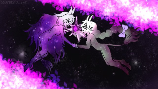 SoupinSpaceKC's tweet photo. More OC x Madoka Magica inspired art RAAAAAH https://t.co/grZcxoRoSE