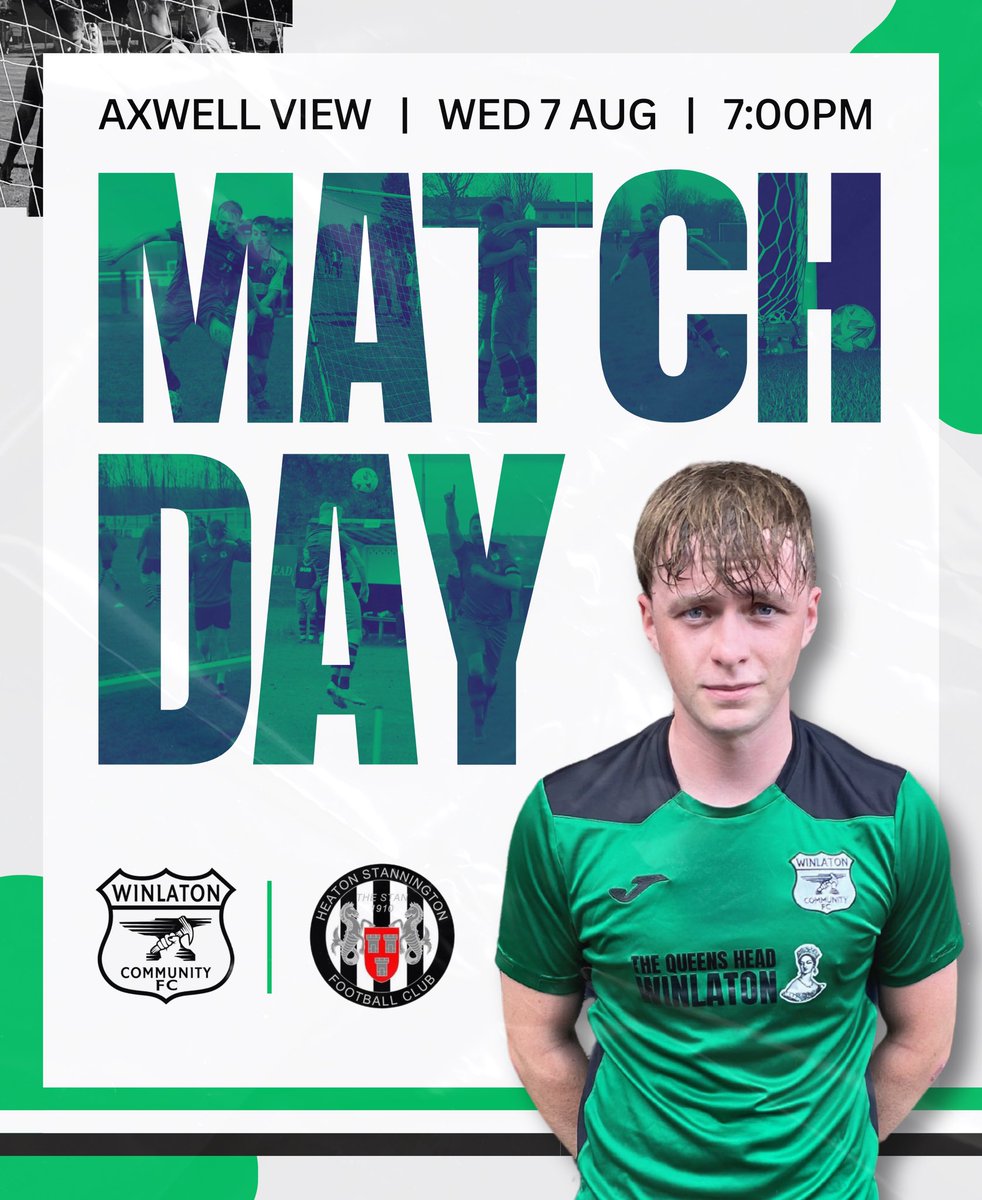 WinlatonFC's tweet photo. First League game of the season on 𝐇𝐨𝐦𝐞 Turf. 

#WCFC 🟢⚪️⚫️ https://t.co/FWT7knj7z5
