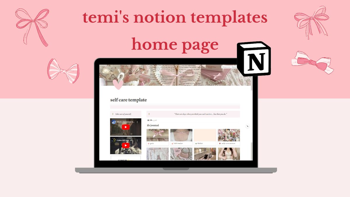 memoriesndew's tweet image. hii, i wanted to share the link to my notion homepage in which you can view all my templates before purchase them, you have some free templates too!
link:messy-turn-ad4.notion.site/temi-s-notion-…
#notiontemplate #notion #freenotiontemplate #notiontemplates #notiontwt