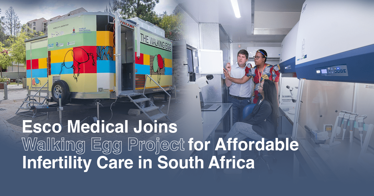 #EscoMedical proudly joined the #WalkingEggProject in South Africa, revolutionizing Assisted Reproductive Technology and making infertility care accessible.

Click for more details: esco-medical.com/news/empowerin…

#Embryology #IVF  #ReproductiveTechnology #IVFEquipment