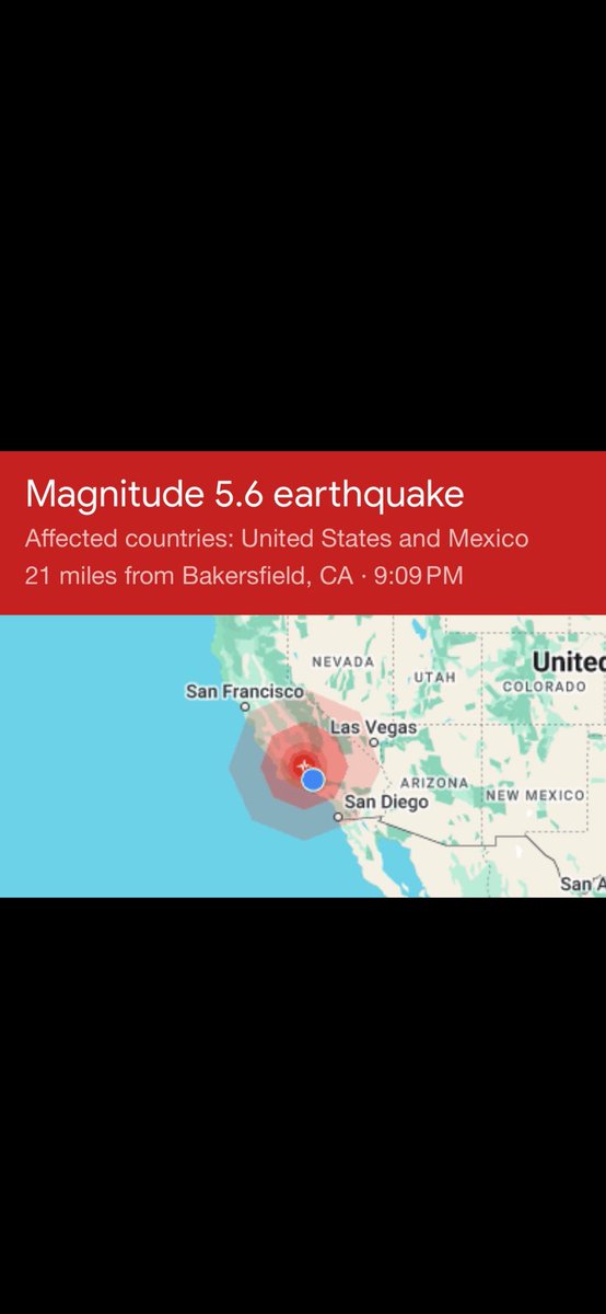 BGatesIsaPyscho's tweet photo. 🚨🇺🇸 Earthquake - California 

5.6 Magnitude Earthquake rocks buildings in Los Angeles 

People paying attention know why. https://t.co/t9UQI8kvi3
